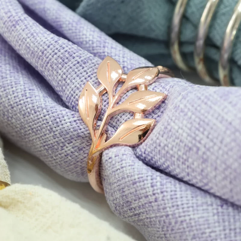 ANILLOS PARA SERVILLETA HOJAS - Imagen 3