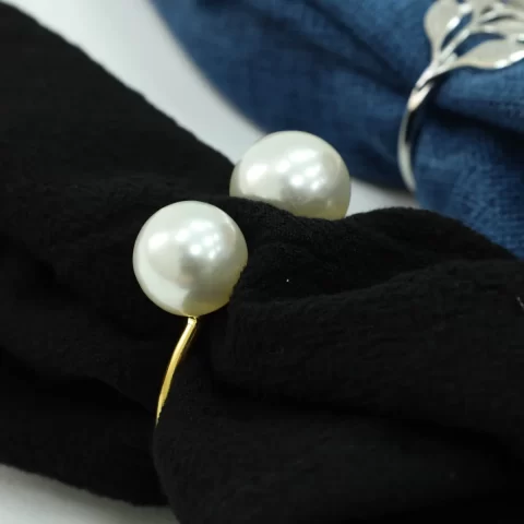ANILLOS PARA SERVILLETA PERLAS