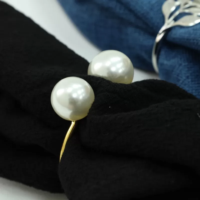ANILLOS PARA SERVILLETA PERLAS