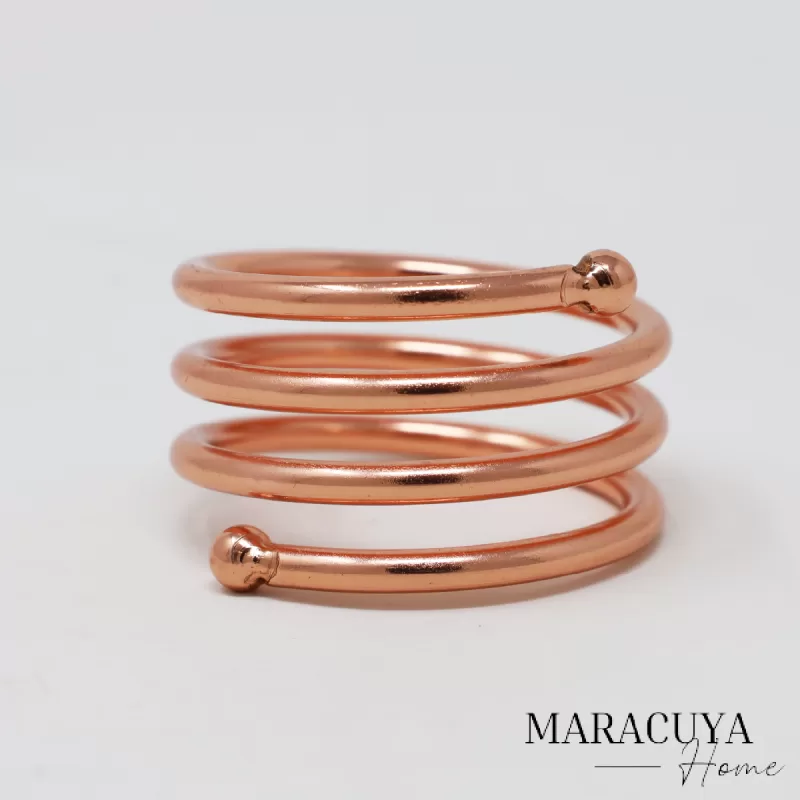 ANILLOS PARA SERVILLETA ESPIRAL COBRE - Imagen 2