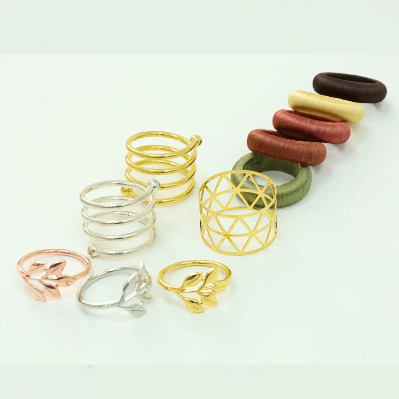 ANILLOS PARA SERVILLETA HOJAS - Imagen 5