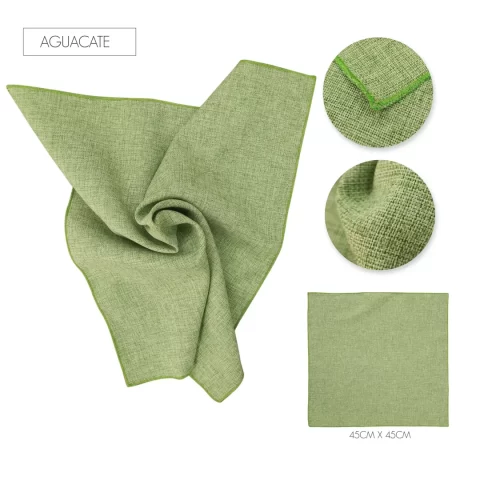 Servilleta Lino Ginebra Verde Aguacate
