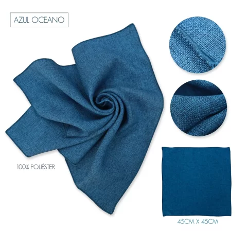 Servilleta Lino Ginebra Azul Oceano