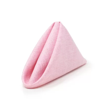 Servilleta Lino Ginebra Rosa Pastel
